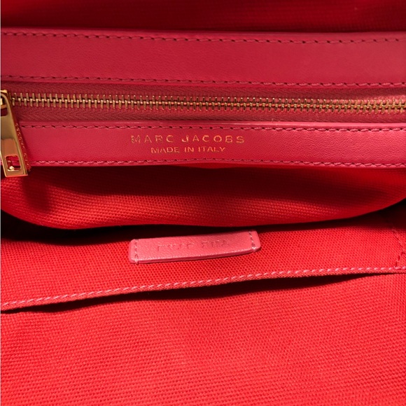 Marc Jacobs Pink Quilted Leather The Stam Bag, Luxury Oversized Rare Barbiecore - Picture 13 of 16